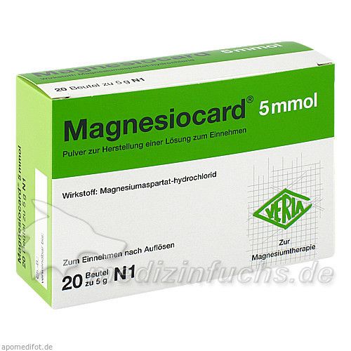 Magnesiocard 5mmol, 20 ST