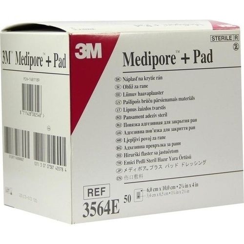 Medipore plus Pad steriler Wundverband 3564E, 50 ST