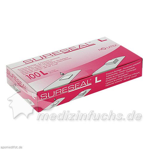 SURESEAL Druckpflaster latexfrei Gr. L, 100 ST