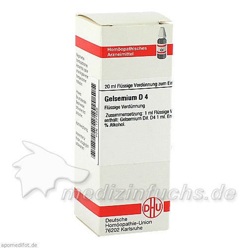 GELSEMIUM D 4, 20 ML