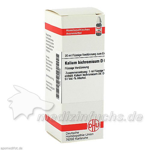 KALIUM BICHROM D 6, 20 ML