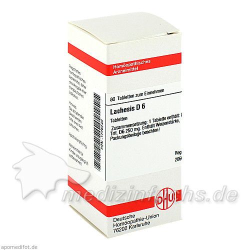 LACHESIS D 6, 80 ST