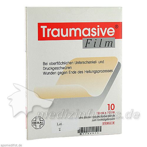 Traumasive Film 10x10cm, 10 ST