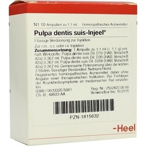 PULPA DENTI SUIS INJ ORG, 10 ST