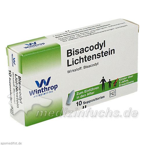 BISACODYL 10MG LICHTENSTEI, 10 ST