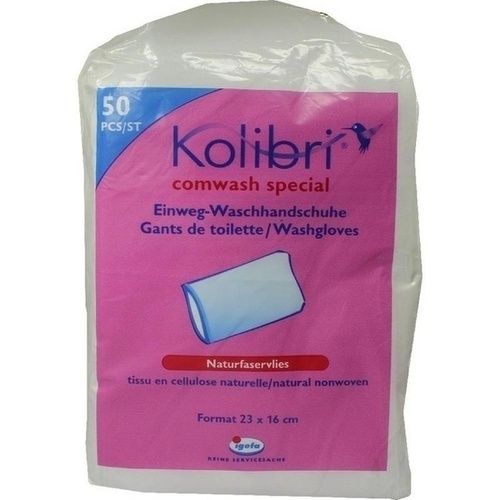 Kolibri comwash Special Waschhandsch weiss 16x24cm, 50 ST