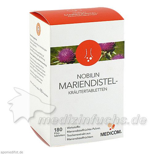 Nobilin Mariendistel-Kräutertabletten, 180 ST