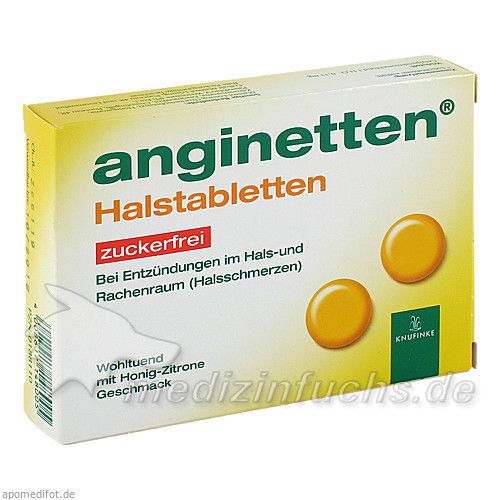 anginetten Halstabletten zuckerfrei, 24 ST