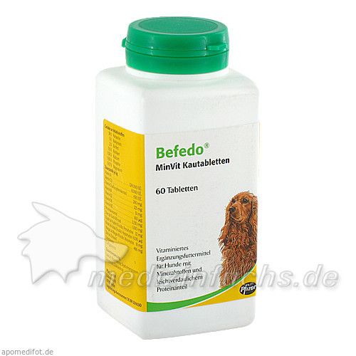 Befedo MinVit f.Hunde vet, 60 ST