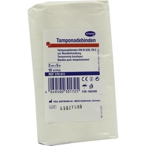 TAMPONADEBIN UNSTER 5MX2CM, 10 ST