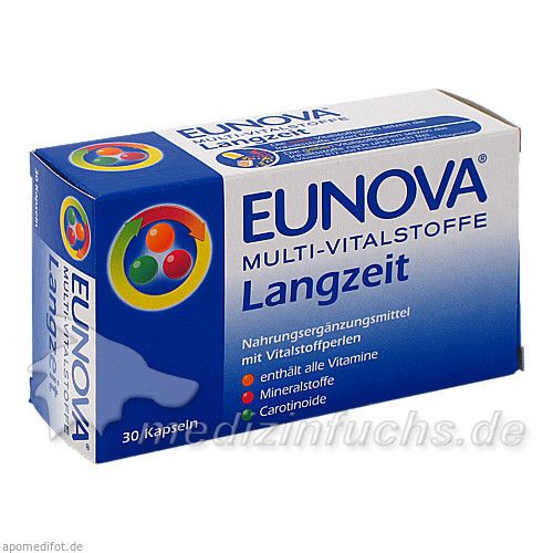 EUNOVA Multi Vitalstoffe Langzeit Kapseln, 30 ST