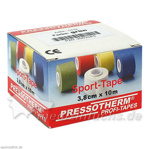 Pressotherm Sport-Tape grün 3.8cmx10m, 1 ST