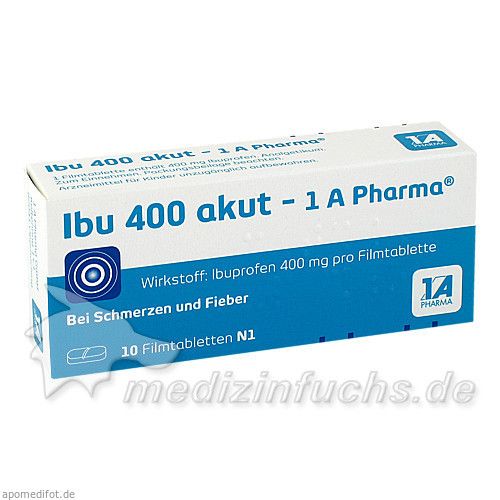 Ibu 400 akut - 1A-Pharma, 10 ST