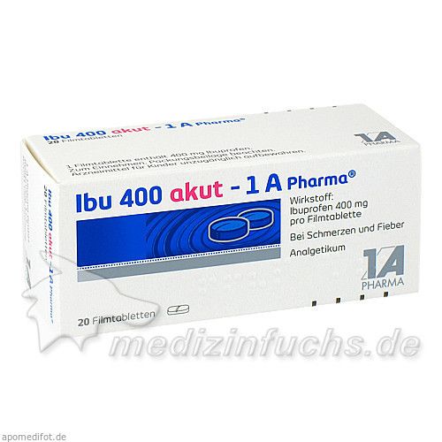 Ibu 400 akut - 1A-Pharma, 20 ST