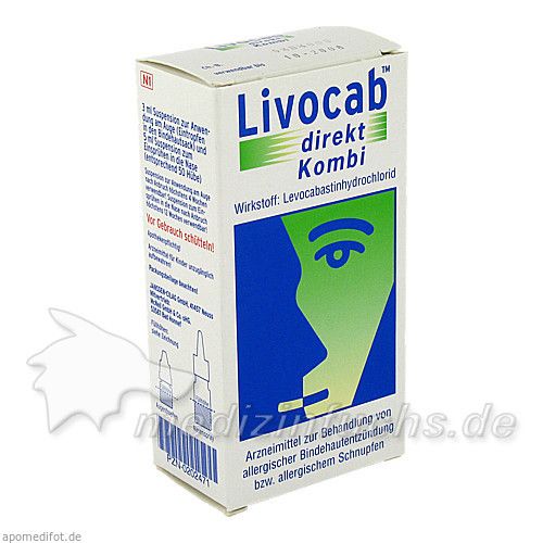 LIVOCAB direkt Kombi 3 ml Augentr.+5 ml Nasenspray, 1 P