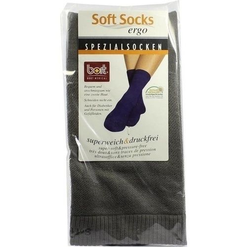 BORT SOFT-SOCKS N GRAU 44-46, 2 ST