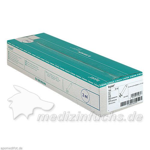 BRAUN INJ SPR LUERK ZENT, 100X2 ML