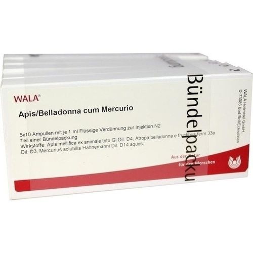 APIS/BELLADONNA C MERCURIO, 50X1 ML