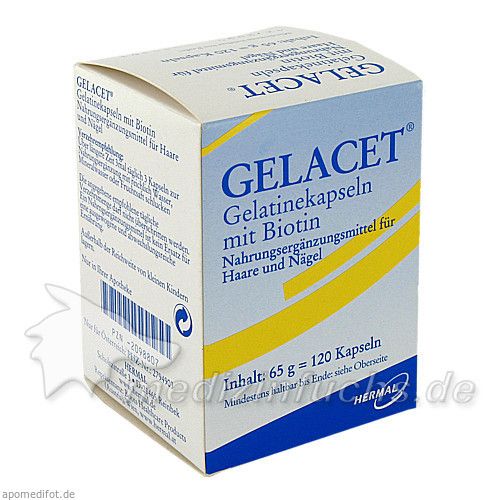 Gelacet Gelatinekapseln m Biotin, 120 ST