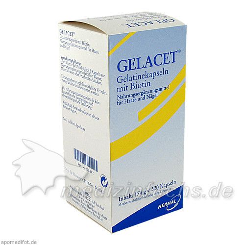 Gelacet Gelatinekapseln m Biotin, 320 ST