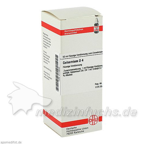 GELSEMIUM D 4, 50 ML