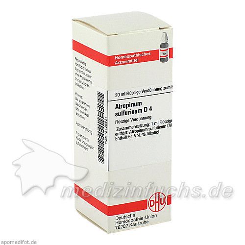 ATROPINUM SULF D 4, 20 ML