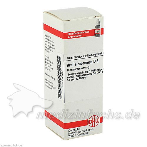 ARALIA RACEM D 6, 20 ML