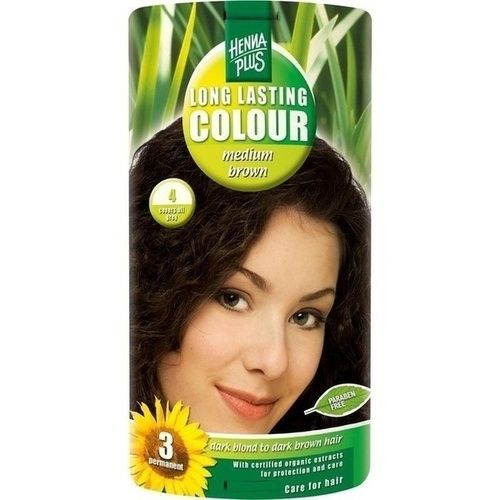 Long Lasting Colour medium Brown 4, 100 ML