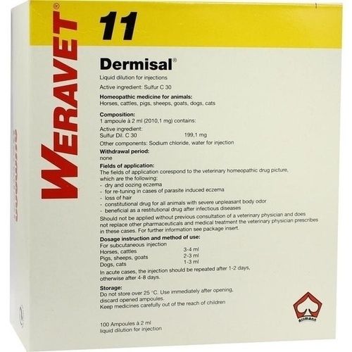 DERMISAL 11 Ampullen vet., 100X2 ML