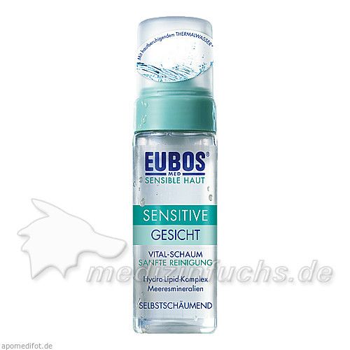 EUBOS Sensitive Vital-Schaum Dermo-Protectiv Gesi., 150 ML