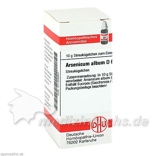 ARSENICUM ALB D 6, 10 G