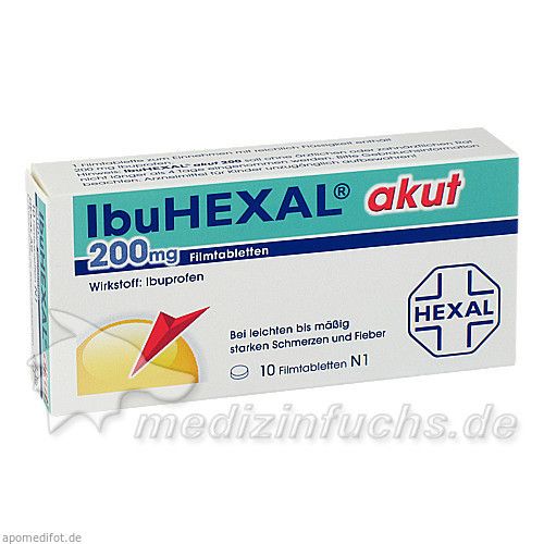 IbuHEXAL akut 200, 10 ST