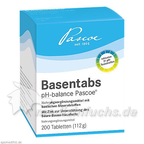 Basentabs pH-balance PASCOE, 200 ST