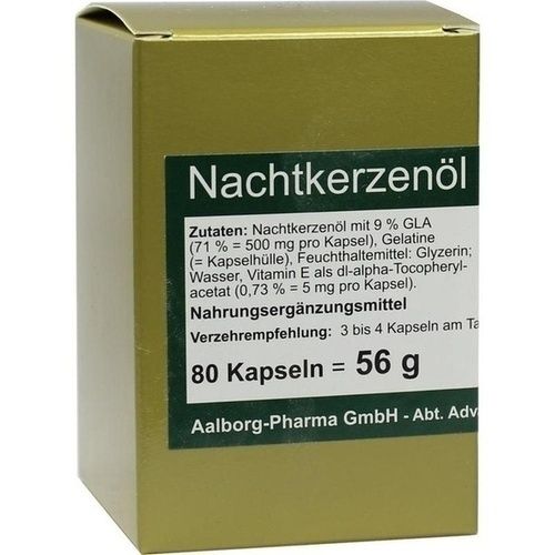 Nachtkerzenöl 500mg pro Kapsel, 80 ST