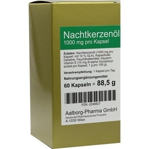 Nachtkerzenöl 1000mg pro Kapsel, 60 ST