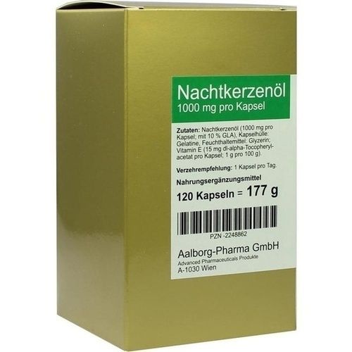 Nachtkerzenöl 1000mg pro Kapsel, 120 ST