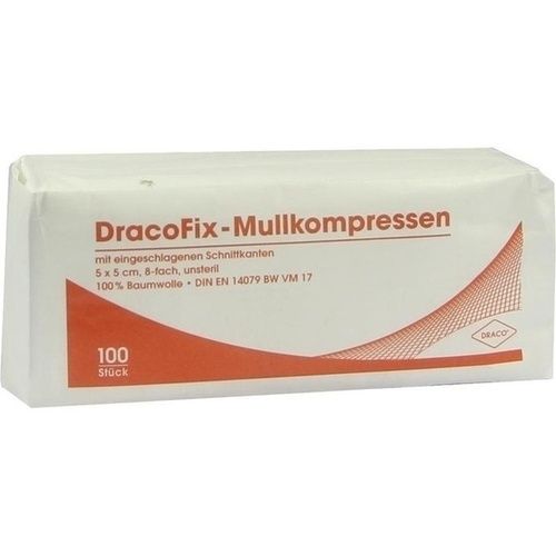 DRACOFIX OP KOM unsteril 5X5 8fach, 100 ST