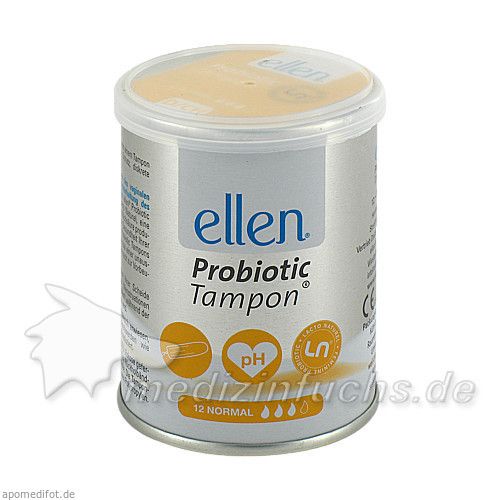 ellen probiotische Tampons normal, 12 ST