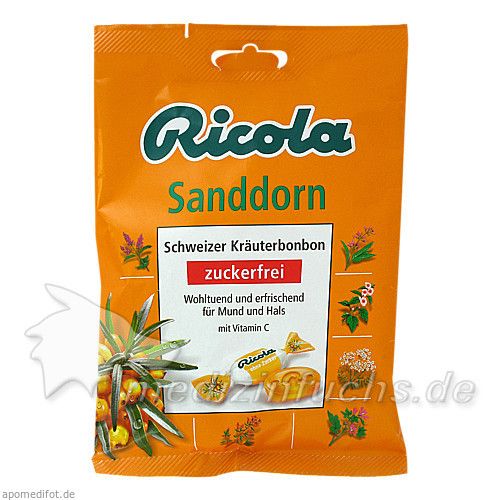 Ricola oZ Sanddorn Bonbons, 75 G