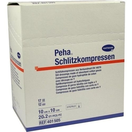 PEHA SCHLITZ STE 10X10CM, 20X2 ST