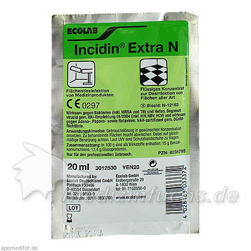 Incidin Extra N Beutel, 20 ML