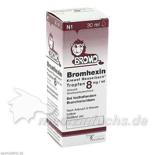 BROMHEXIN K.Meuselb.Trf.8mg/ml, 30 ML