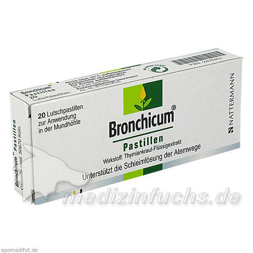 BRONCHICUM Pastillen, 20 ST