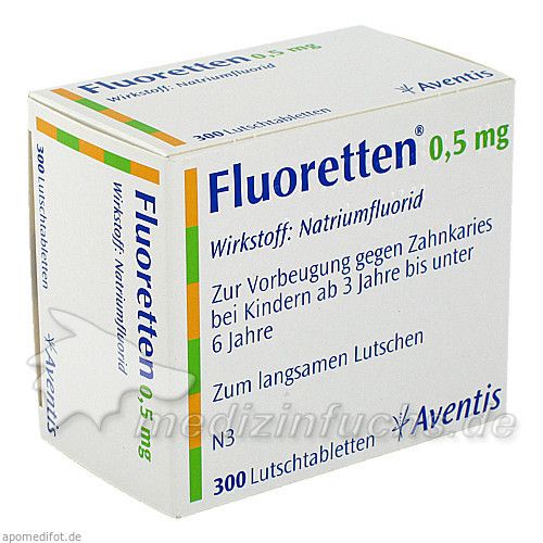 FLUORETTEN 0.5MG, 300 ST