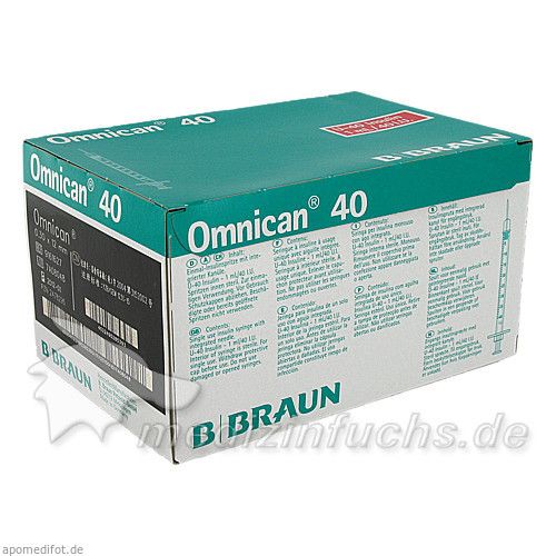 OMNICAN 40 INS KAN SPR 1ML, 100 ST