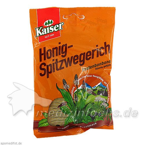 Kaiser Honig Spitzwegerich Bonbons, 90 G