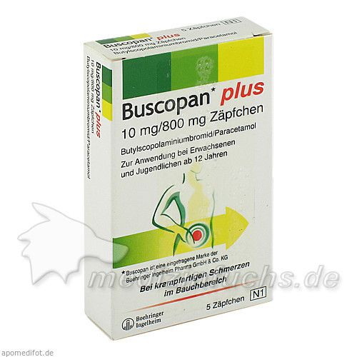 BUSCOPAN PLUS, 5 ST