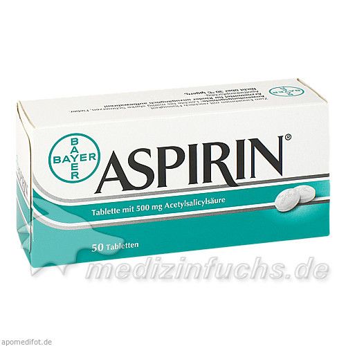 ASPIRIN 0,5 Tabletten, 50 ST