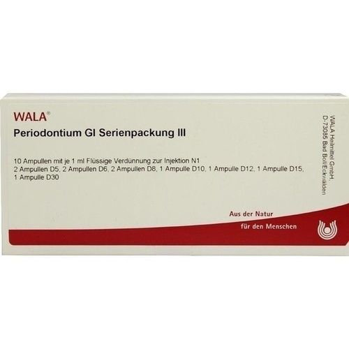 Periodontium Gl Serienpackung III, 10X1 ML