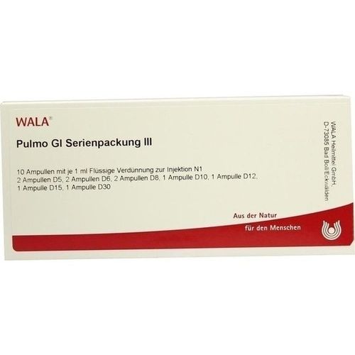 Pulmo Gl Serienpackung III, 10X1 ML